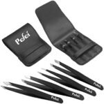 Pefei Professional Stainless Steel Tweezers Set