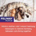 FELIWAY MultiCat 30 Day Cat Calming Plug In Pheromone Diffuser Starter Kit, 48ml - Helps Reduce Conflicts and Signs of Tension in Multi-Cat Households - Image 7