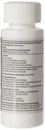 (Pack of 2) Kirkland 5% Minoxidil Hair Regrowth for Men – 6 Month - Image 3